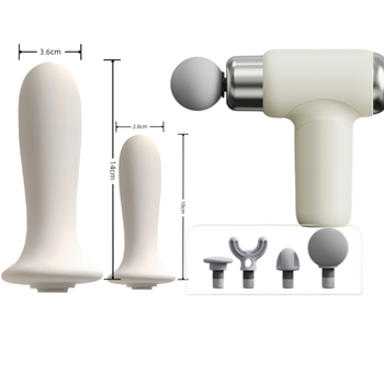 Mini nešiojamas raumenų masažuoklis su 4 masažo galvutėmis, kelių lygių reguliavimas, automatinis išjungimas ir triukšmas mažiau nei 36 dB