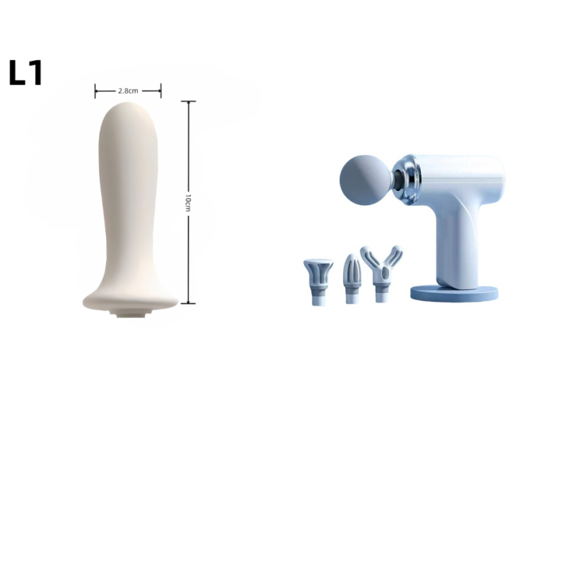 Mini nešiojamas raumenų masažuoklis su 4 masažo galvutėmis, kelių lygių reguliavimas, automatinis išjungimas ir triukšmas mažiau nei 36 dB