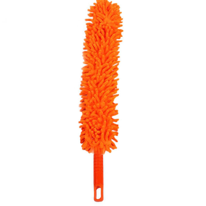 Dust Duster iš chenille, lankstus, teleskopinis, plokščia galva