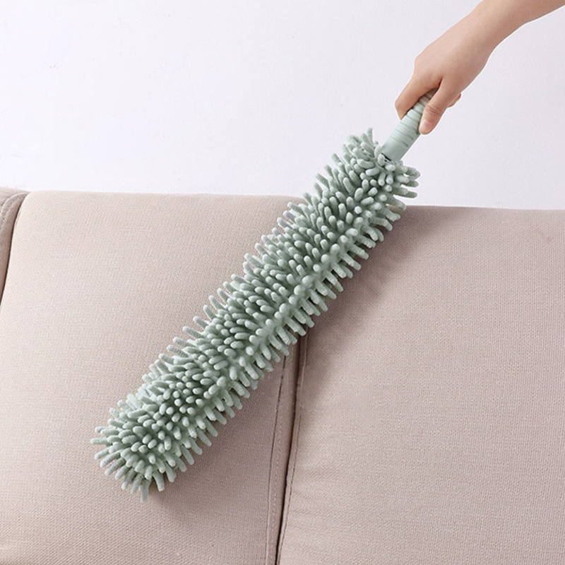 Dust Duster iš chenille, lankstus, teleskopinis, plokščia galva