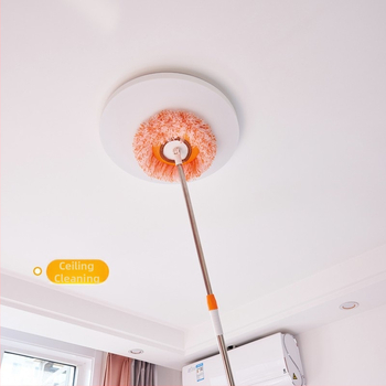 Chenille medžiagos apvalios galvos dulkių šepetys — daugiafunkcinis valymo įrankis grindims, sienoms ir luboms