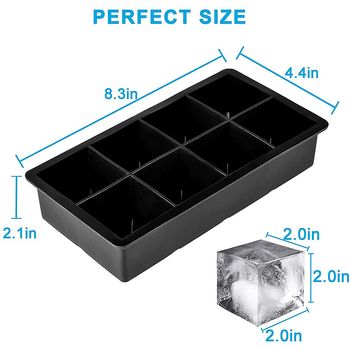Si Fang Xing Szilikon Jégkészlet – FDA‑minősítés, 37‑cellás méhsejt szerkezetű jégkészlet, gyors fagyás és könnyű kioldás