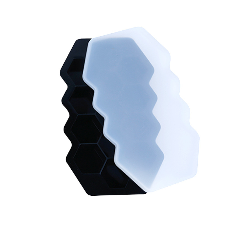 Si Fang Xing Szilikon Jégkészlet – FDA‑minősítés, 37‑cellás méhsejt szerkezetű jégkészlet, gyors fagyás és könnyű kioldás