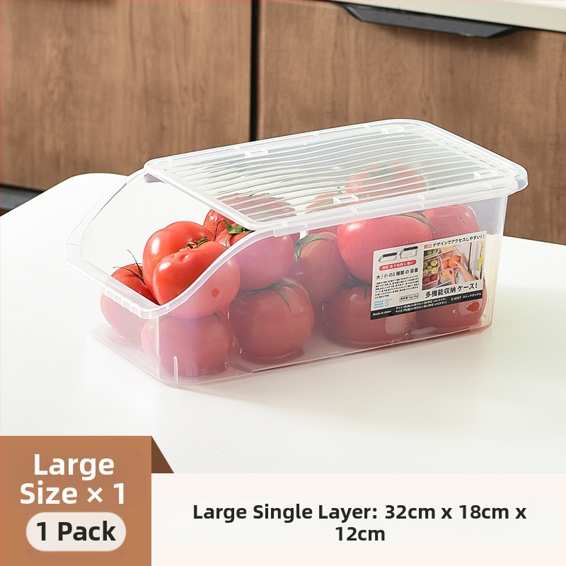 Кутия за съхранение в хладилник, хранителна пластмаса, запазва свежест, уплътнява, модерен минималистичен дизайн
