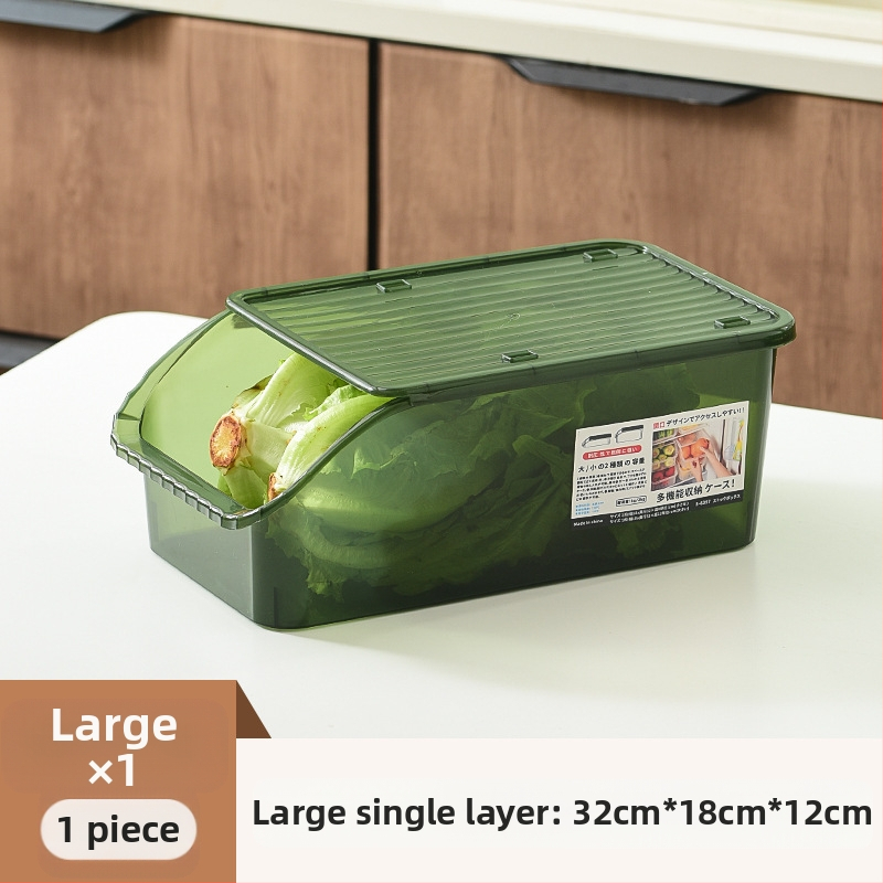 Кутия за съхранение в хладилник, хранителна пластмаса, запазва свежест, уплътнява, модерен минималистичен дизайн