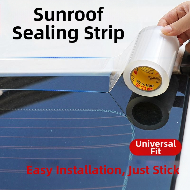 Силиконова гумена уплътнителна лента за автомобилен слънчев люк – водоустойчиво уплътнение за стъкло