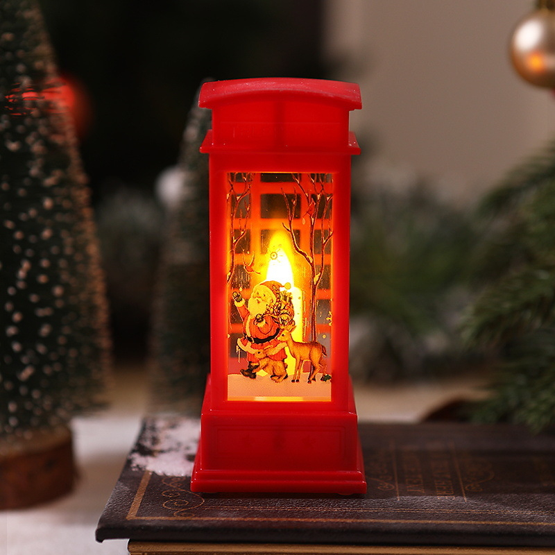 Коледен фенерен орнамент, PET материал, машинно производство, корейски карикатурен стил, коледна тематика