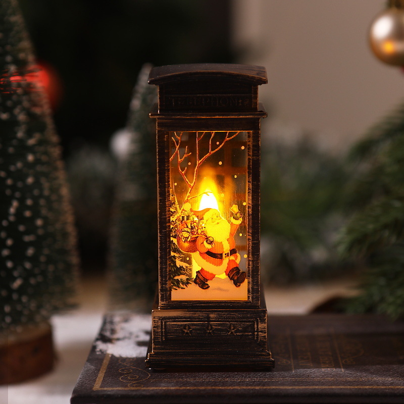 Коледен фенерен орнамент, PET материал, машинно производство, корейски карикатурен стил, коледна тематика