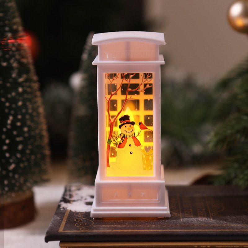 Коледен фенерен орнамент, PET материал, машинно производство, корейски карикатурен стил, коледна тематика