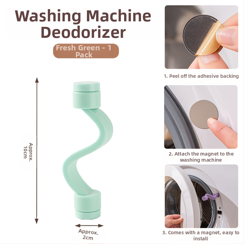 Skalbimo mašinos durų užraktas su magnetine fiksacija, ventiliacija prieš pelėsius ir kvapus – be montavimo, plastikinė medžiaga (80% naujo plastiko)