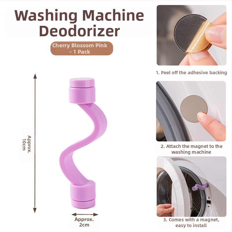 Skalbimo mašinos durų užraktas su magnetine fiksacija, ventiliacija prieš pelėsius ir kvapus – be montavimo, plastikinė medžiaga (80% naujo plastiko)