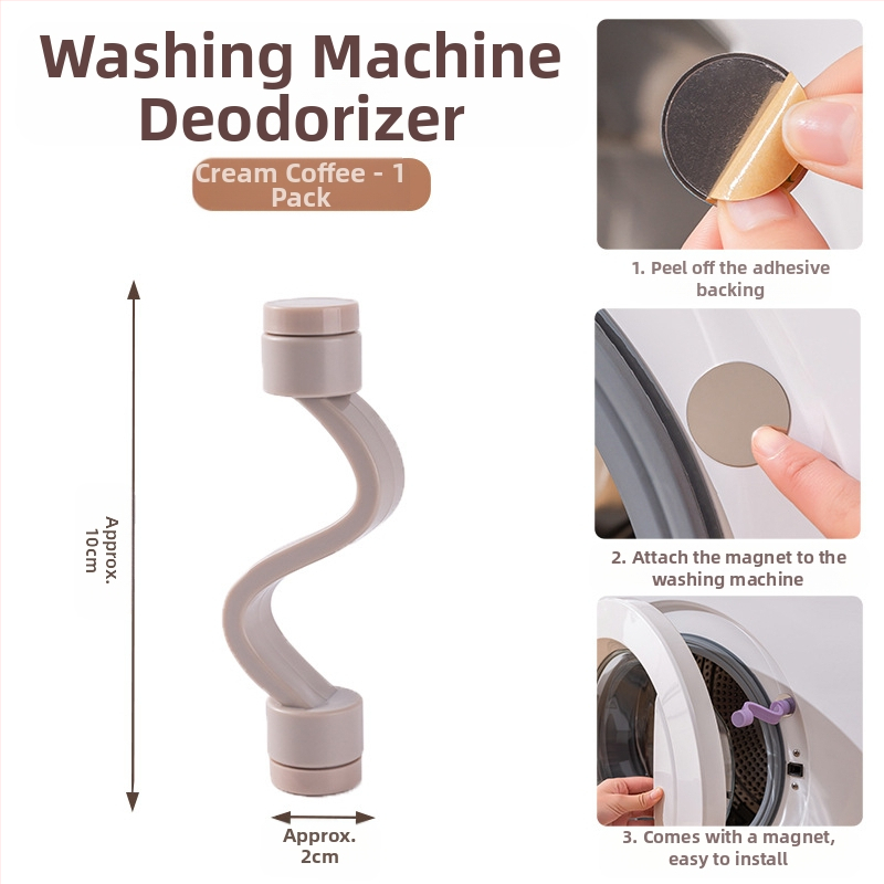 Skalbimo mašinos durų užraktas su magnetine fiksacija, ventiliacija prieš pelėsius ir kvapus – be montavimo, plastikinė medžiaga (80% naujo plastiko)