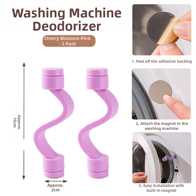 Skalbimo mašinos durų užraktas su magnetine fiksacija, ventiliacija prieš pelėsius ir kvapus – be montavimo, plastikinė medžiaga (80% naujo plastiko)