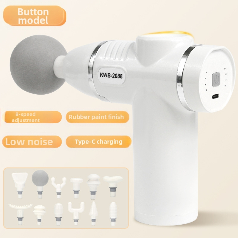 12 galvu masažo įrenginys su LCD, 32 greičiai, įkraunama baterija 800-1000 mAh, tylus