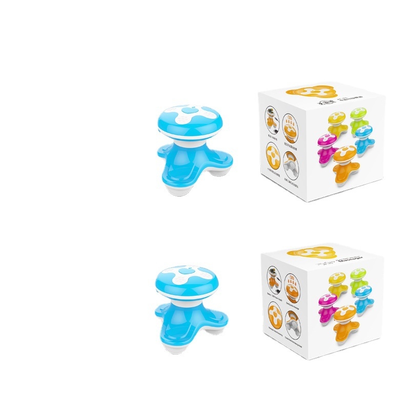 XF-6901 Mini USB masažuoklis – vibracinis masažas, 3 kontaktiniai taškai, trijų kojų trikampio dizainas, tinka kaklui, nugarai, juosmeniui, klubams, kojoms ir pėdoms