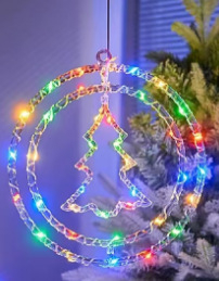 Bőrkábel LED lámpa, dupla gyűrű, forgatható, IP43, 220V