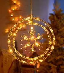 LED λάμπα με δερμάτινο καλώδιο, διπλό δαχτυλίδι, περιστρεφόμενη, IP43 αδιάβροχη, 220V, χειροκίνητος έλεγχος