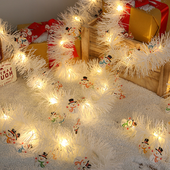 LED χριστουγεννιάτικο σκοινί φώτων, μοντέλο SLDS-SDMT0017, G5 βάση λαμπτήρα, PVC περίβλημα, 3LM φωτεινότητα, IP42