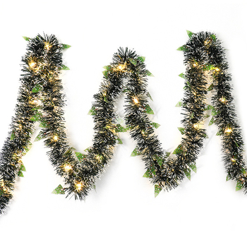 LED χριστουγεννιάτικο σκοινί φώτων, μοντέλο SLDS-SDMT0017, G5 βάση λαμπτήρα, PVC περίβλημα, 3LM φωτεινότητα, IP42