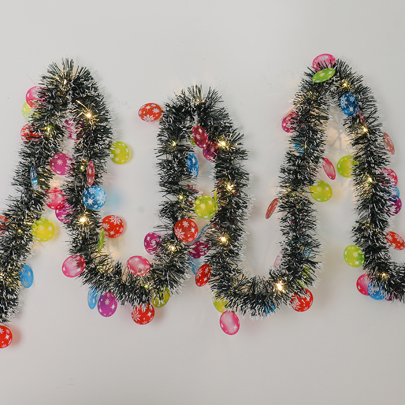 LED karácsonyi füzér, modell SLDS-SDMT0017, G5 lámpatartó, PVC burkolat, 3LM fényáram, IP42