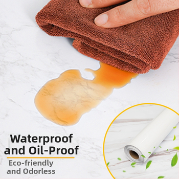 Αυτοκόλλητο επίπλων για γραφεία και ντουλάπες, PVC, αδιάβροχο και ανθεκτικό σε λιπαρές ουσίες, ένα φύλλο, για μελέτη, απλός και μοντέρνος σχεδιασμός