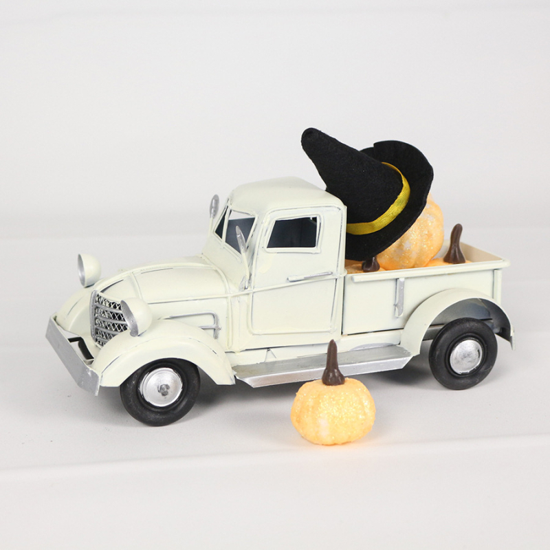 Fém teherautó dísz – Autómodell, Modern minimalizmus stílusú, Belső dekoráció (Anyag: Vas; Kategória: Autómodell; Stílus: Modern minimalizmus; Alkalmazás: Otthoni dekor)