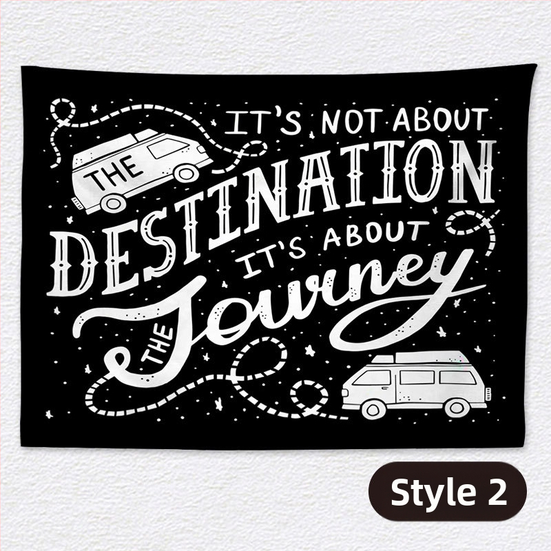 Ταπισέρι φόντου για χαλαρό κάμπινγκ – κοντό plush ύφασμα, 100% πολυεστέρα, ορθογώνιο σχήμα, μοτίβο τοπίου, ψηφιακή μεταφορά θερμότητας