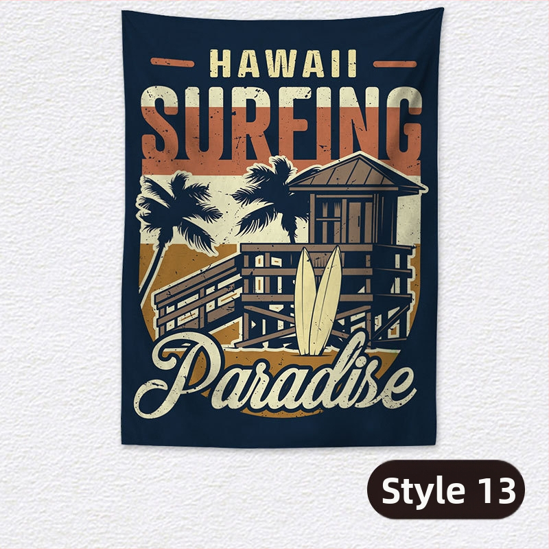 Ταπισέρι φόντου για χαλαρό κάμπινγκ – κοντό plush ύφασμα, 100% πολυεστέρα, ορθογώνιο σχήμα, μοτίβο τοπίου, ψηφιακή μεταφορά θερμότητας