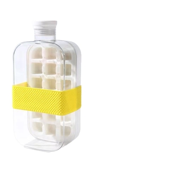 Jégkocka forma fedéllel, élelmiszer-minőségű PP műanyagból, könnyen kiemelhető, testreszabható, otthoni használatra