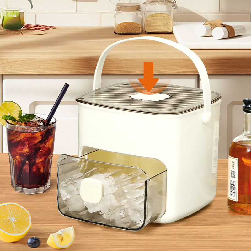 Jégkocka forma fedéllel, élelmiszer-minőségű PP műanyagból, könnyen kiemelhető, testreszabható, otthoni használatra