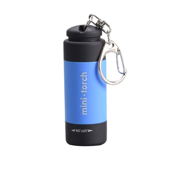 Φακός LED για μπρελόκ, επαναφορτιζόμενος μέσω USB, υπερλεπτός μίνι φακός, 0,5W, χωρητικότητα μπαταρίας 60