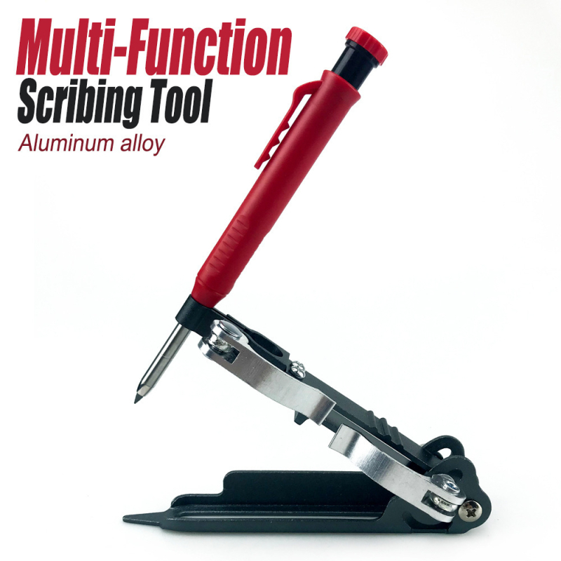 Ácsipari többfunkciós jelölő eszköz kontúr mérővel vonalak jelölésére és profilozására