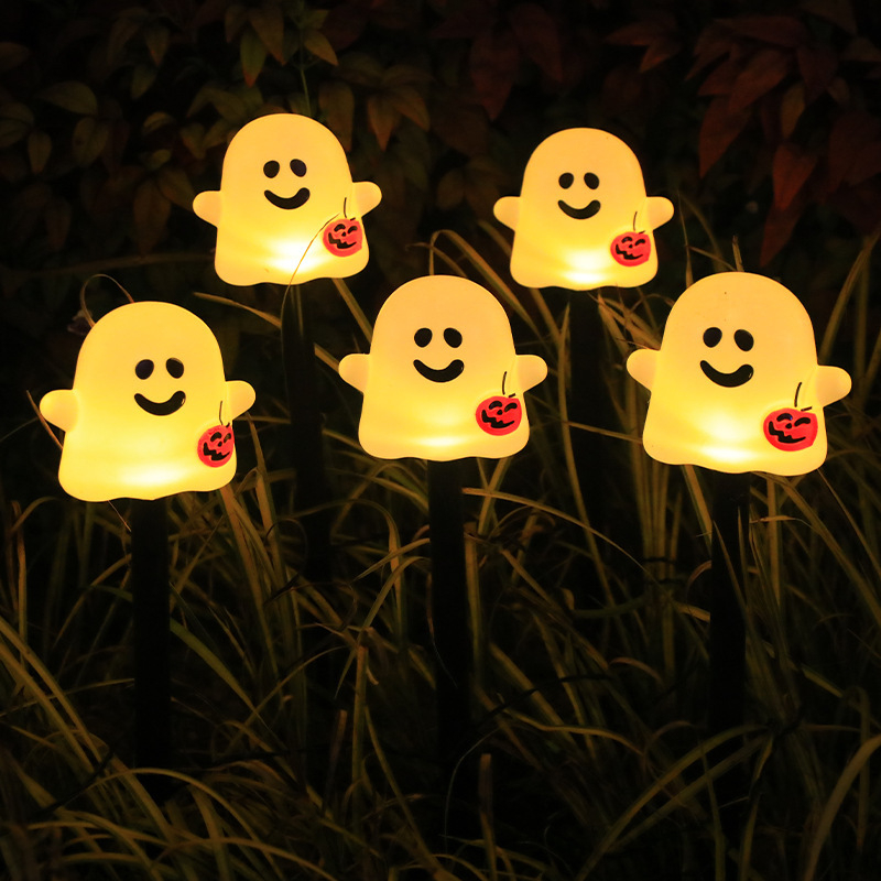 LED Helovino žemės šviestuvai pievoms ir kiemui, saulės energija, 0.06W, IP44, model Halloween Ground Solar 2