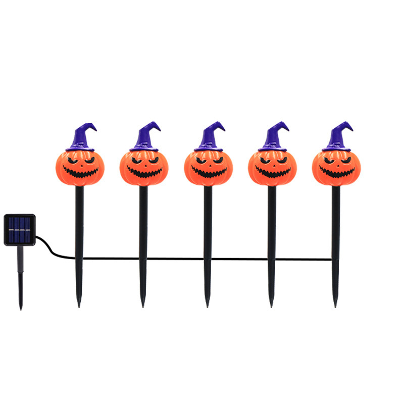 LED Helovino žemės šviestuvai pievoms ir kiemui, saulės energija, 0.06W, IP44, model Halloween Ground Solar 2