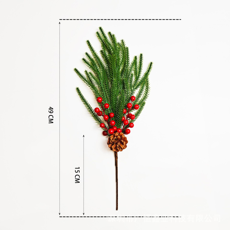 Τεχνητό χριστουγεννιάτικο στεφάνι - χειροποίητο, πλαστικό, έτοιμο για δώρο