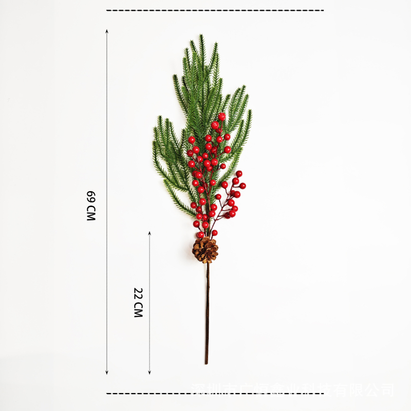 Τεχνητό χριστουγεννιάτικο στεφάνι - χειροποίητο, πλαστικό, έτοιμο για δώρο