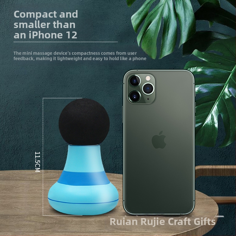 Мини масажор за мускулна релаксация – USB захранване, модел RJ-R088, една масажна глава, за шия, гръб, талия, крака, ханш и стъпала, техники удари и потупвания