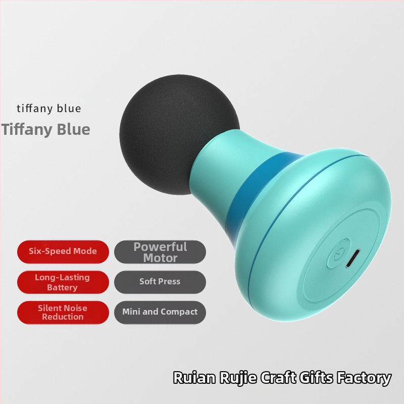 Mini fasija masāžieris muskuļu relaksācijai – USB barošana, modelis RJ-R088, viena masāžas galva, piemērots kaklam, mugurai, gurniem, kājām un pēdām, sitiena un klauvēšanas tehnikas