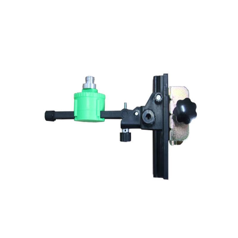 Нивелир с телескопичен прът – железен крепеж, пластмасова платформа за пан/наклон, регулируем прът, лазерен принцип