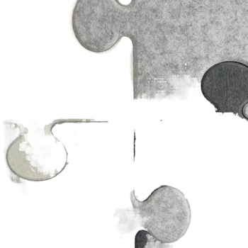 Триизмерен филцов стенен декор с дизайн на пъзел за стени в общежитие — модерен минималистичен стил, марка Unique, материал: Друг