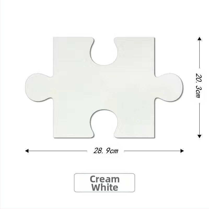Триизмерен филцов стенен декор с дизайн на пъзел за стени в общежитие — модерен минималистичен стил, марка Unique, материал: Друг