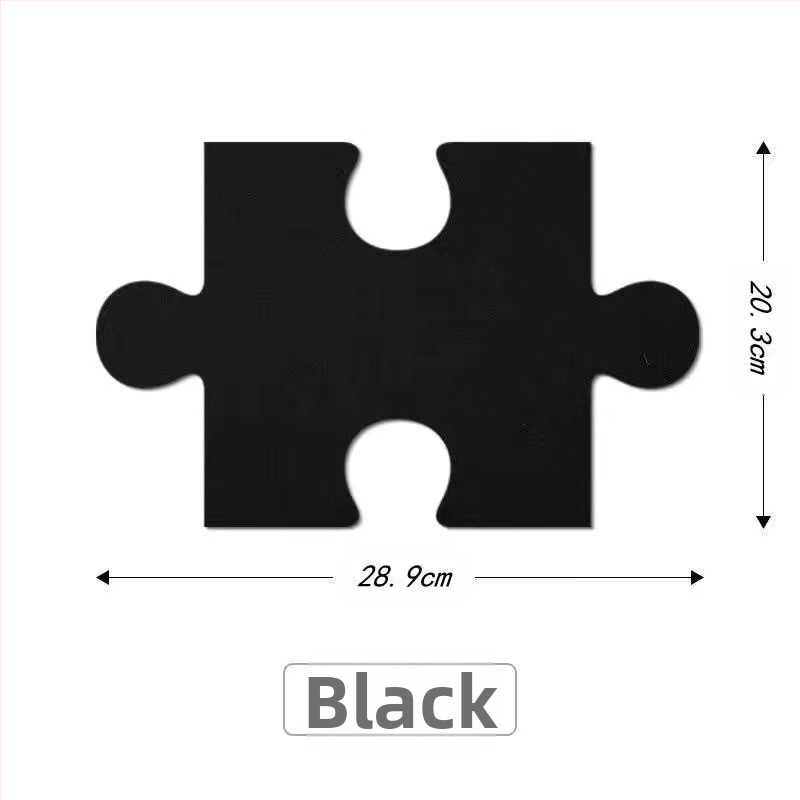 Триизмерен филцов стенен декор с дизайн на пъзел за стени в общежитие — модерен минималистичен стил, марка Unique, материал: Друг