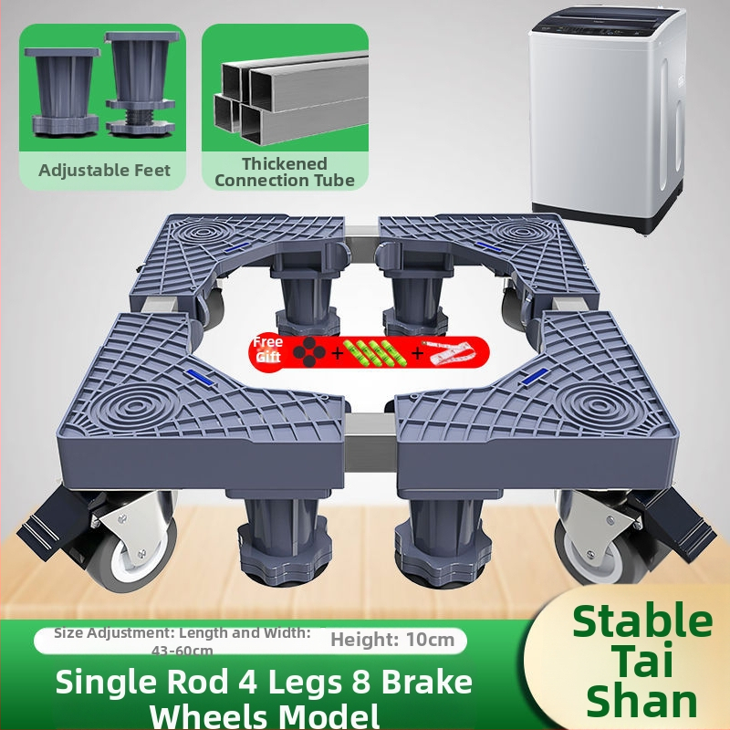 Skalbyklos pagrindas su universaliais ratukais, iš plastiko, be įrengimo