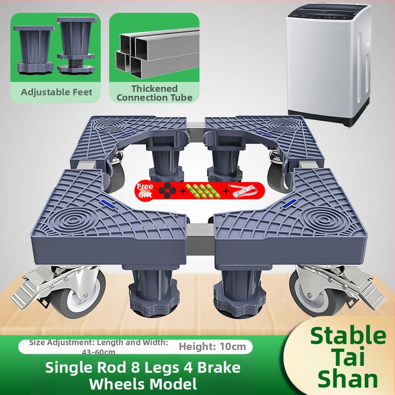 Skalbyklos pagrindas su universaliais ratukais, iš plastiko, be įrengimo