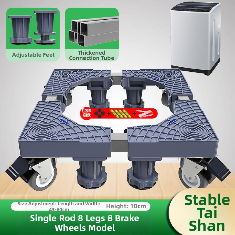 Skalbyklos pagrindas su universaliais ratukais, iš plastiko, be įrengimo