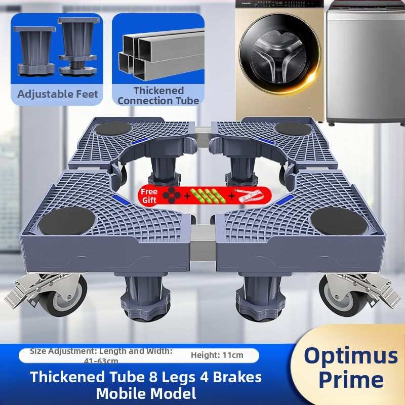 Skalbyklos pagrindas su universaliais ratukais, iš plastiko, be įrengimo