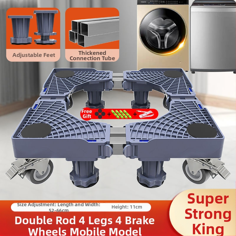 Skalbyklos pagrindas su universaliais ratukais, iš plastiko, be įrengimo