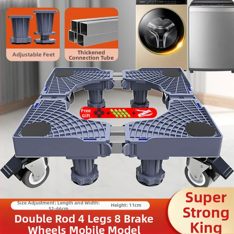 Skalbyklos pagrindas su universaliais ratukais, iš plastiko, be įrengimo