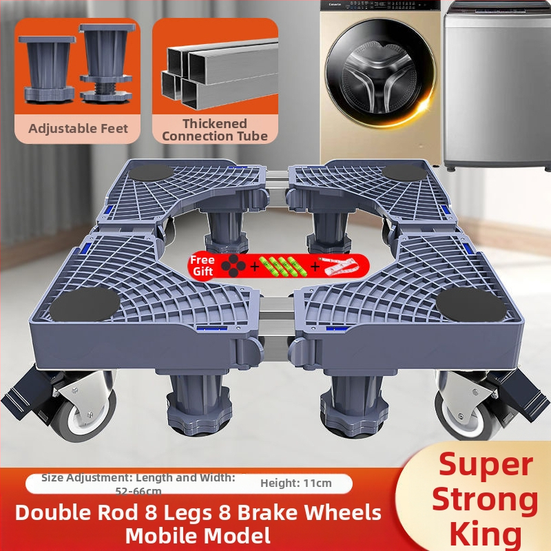 Skalbyklos pagrindas su universaliais ratukais, iš plastiko, be įrengimo
