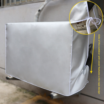 Κάλυμμα εξωτερικού κλιματιστικού – Oxford ύφασμα, μοντέρνο μινιμαλιστικό στυλ, προσαρμοσμένη επεξεργασία